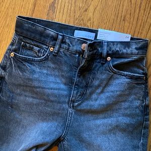 Loft straight crop high rise size 24 regular petite ( equal s size 2P to 4p)